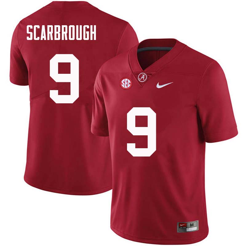 Alabama Crimson Tide Men's Bo Scarbrough #9 Crimson NCAA Nike Authentic Stitched College Football Jersey PG16J44ER